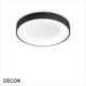Ideal Lux -Planet 30, 40, 50 & 60 Round - Matt Black Modern Designer LED Wall or Ceiling Light - Stylish Italian Design for any Contemporary Space