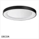 Ideal Lux -Planet 30, 40, 50 & 60 Round - Matt Black Modern Designer LED Wall or Ceiling Light - Stylish Italian Design for any Contemporary Space