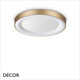 Ideal Lux -Planet 30, 40, 50 & 60 Round - Brass Modern Designer LED Wall or Ceiling Light - Stylish Italian Design for any Contemporary Space