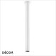 Ideal Lux - Look 10, 20, 40 & 75, 4 Sizes - Round Matt White Modern Designer Cylindrical Ceiling Light - Chic Italian Design - Ideal for a Kitchen, Kitchen Island, Hallway, Hotel, Bistro or Restaurant