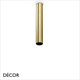 Ideal Lux - Look 10, 20, 40 & 75, 4 Sizes - Round Brass Modern Designer Cylindrical Ceiling Light - Chic Italian Design - Ideal for a Kitchen, Kitchen Island, Hallway, Hotel, Bistro or Restaurant