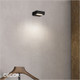 Ideal Lux - Tab - Matt Black Modern Designer LED Wall Light - Italian Minimalism for any Contemporary Space