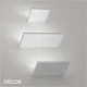 Ideal Lux - Block 15, 23 & 30, 3 Sizes - Matt White Modern Designer LED Wall Light - Italian Minimalism for any Contemporary Space