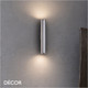 Ideal Lux - Dorica - Brushed Bronze Modern Wall Light - Minimalist Design for Any Contemporary Space