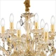 Ideal Lux - Florian, 18 arm - Clear Crystal & Gold Chandelier - Opulent Italian Design for a Dining Room, Living Room, Stairs, Hallway, Hotel & Restaurant
