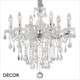 Ideal Lux - Florian, 6 arm - Clear Crystal & Chrome Chandelier - Opulent Italian Design for a Dining Room, Living Room, Stairs, Hallway, Hotel & Restaurant