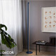 Ideal Lux - Dorica - Matt Blue Fluted Modern Dimmable Floor Lamp - Minimalist Design for Any Contemporary Space
