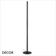 Ideal Lux - Look - Matt Black Modern Designer Tubular Dimmable LED Floor Lamp - Chic Italian Design - Ideal for any Contemporary Space