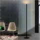 Ideal Lux - Look - Matt Black Modern Designer Tubular Dimmable LED Floor Lamp - Chic Italian Design - Ideal for any Contemporary Space