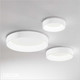 Ideal Lux - Ziggy 30, 45, 60 & 80, 4 Sizes - Matt White Modern Ceiling Light - Minimalist Italian Design For Any Contemporary Space