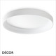 Ideal Lux - Ziggy 30, 45, 60 & 80, 4 Sizes - Matt White Modern Ceiling Light - Minimalist Italian Design For Any Contemporary Space
