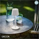 Ideal Lux - Cute - White Modern Designer Portable Wireless Rechargeable Touch-Dimmer Table Lamp for any Indoor or Outdoor Space