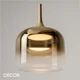1  A Maytoni - Spirito - Gold and Clear Glass Modern Designer Pendant Light - Striking Design for any Contemporary Interior Space