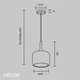 Maytoni - Spirito - White and Clear Glass Modern Designer Pendant Light - Striking Design for any Contemporary Interior Space