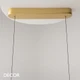 Maytoni - Spirito 3 - Gold and Clear Glass Modern Designer Suspension Light - Striking Design for any Contemporary Interior Space