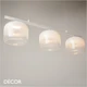 Maytoni - Spirito 3 - White and Clear Glass Modern Designer Suspension Light - Striking Design for any Contemporary Interior Space