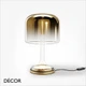 1 A 1 Maytoni - Spirito, Small - Gold and Clear Glass Modern Designer Table Lamp - Striking Design for any Contemporary Interior Space