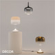 Maytoni - Spirito, Large - Gold and Clear Glass Modern Designer Table Lamp - Striking Design for any Contemporary Interior Space