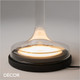 Maytoni - Spirito, Large - Black and Clear Glass Modern Designer Table Lamp - Striking Design for any Contemporary Interior Space