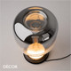 Maytoni - Spirito, Large - Black and Clear Glass Modern Designer Table Lamp - Striking Design for any Contemporary Interior Space