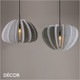 Maytoni - Cambio - Burnt Orange Natural Felt Modern Designer Pendant Light with Sound-Dampening Benefits - Iconic Design for any Contemporary Interior Space