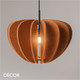 Maytoni - Cambio - Burnt Orange Natural Felt Modern Designer Pendant Light with Sound-Dampening Benefits - Iconic Design for any Contemporary Interior Space