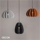 Maytoni - Cambio - Mid Grey Natural Felt Modern Designer Pendant Light with Sound-Dampening Benefits - Iconic Design for any Contemporary Interior Space