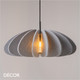 Maytoni - Cambio - Mid Grey Natural Felt Modern Designer Pendant Light with Sound-Dampening Benefits - Iconic Design for any Contemporary Interior Space