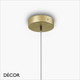 Maytoni - Antic - Cognac Fluted Glass with Gold Accents Modern Designer Pendant Light - Stylish Design for any Contemporary Interior Space