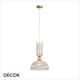 Maytoni - Antic - Cognac Fluted Glass with Gold Accents Modern Designer Pendant Light - Stylish Design for any Contemporary Interior Space