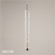 Maytoni - Ordo 94 - Clear Ribbed Glass with Chrome Accents Modern Designer LED Pendant Light - Stylish German Design for any Contemporary Interior Space