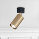1A3 Ideal Lux - Dynamite - Satin Brass & Matt Black Modern Designer Adjustable Spotlight - Perfect for a Kitchen, Dining Room, Office, Restaurant or Bar