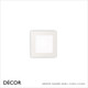 Ideal Lux - Groove, Square, 3 Sizes - Modern Designer Recessed Ceiling Downlight/Spotlight - Minimalist Italian Design For Any Contemporary Space