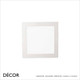 Ideal Lux - Groove, Square, 3 Sizes - Modern Designer Recessed Ceiling Downlight/Spotlight - Minimalist Italian Design For Any Contemporary Space