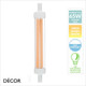 Ideal Lux - r7s 10W Linear Halogen Bulb, 3000K Neutral White Light - As Bright as a 65W Halogen Bulb - Innovative Energy Efficient Lights for your Home & Business Ideal Lux - r7s 10W Linear Halogen Bulb, 3000K Neutral White Light - As Bright as a 65W Halogen Bulb - Innovative Energy Efficient Lights for your Home & Business