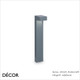 11A1 Ideal Lux - Sirio, 2 Sizes - Anthracite, Coffee, Grey, Black or White Modern Designer Outdoor Post Light - Minimalist Style for the Garden & Outdoor Area of your Hotel & Bistro 11A1 Ideal Lux - Sirio, 2 Sizes - Anthracite, Coffee, Grey, Black or White Modern Designer Outdoor Post Light - Minimalist Style for the Garden & Outdoor Area of your Hotel & Bistro
