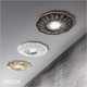 A3 Ideal Lux - Polka - Antique Brass, Brass & White Modern Designer Recessed Ceiling Downlight/Spotlight - Elegant Italian Design For Any Contemporary Living Space