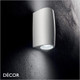 Ideal Lux - Keope Double, Small - High Performance, Black, White or Grey Modern Designer Outdoor Wall Light - Industrial Style for any Contemporary Space Ideal Lux - Keope Double, Small - High Performance, Black, White or Grey Modern Designer Outdoor Wall Light - Industrial Style for any Contemporary Space