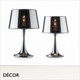 Ideal Lux - London Cromo, 2 Sizes - Semi-translucent Chrome Shade & Chrome Base Modern Designer Table Lamp - Stylish Italian Chic for a Reception Room or Bedroom Ideal Lux - London Cromo, 2 Sizes - Semi-translucent Chrome Shade & Chrome Base Modern Designer Table Lamp - Stylish Italian Chic for a Reception Room or Bedroom