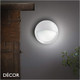Ideal Lux - Polar 2 - High Performance Black or White Modern Designer Circular Outdoor Wall Light - Minimalist Style for any Contemporary Space. Ideal Lux - Polar 2 - High Performance Black or White Modern Designer Circular Outdoor Wall Light - Minimalist Style for any Contemporary Space.