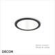 Ideal Lux - Game, Round - Gold, Silver, Black & White Modern Designer Recessed Ceiling Downlight/Spotlight - Minimalist Design For Any Contemporary Living Space