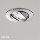 A2 Ideal Lux - Swing - Chrome Modern Designer Directional Recessed Ceiling Downlight/Spotlight - Minimalist Design For Any Contemporary Interior Space