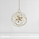 Ideal Lux - Konse, Medium - Unusual Dark Gold Modern Designer Cage Pendant Light - Italian Design - Perfect for your Kitchen, Dining Room, Restaurant & Bistro Ideal Lux - Konse, Medium - Unusual Dark Gold Modern Designer Cage Pendant Light - Italian Design - Perfect for your Kitchen, Dining Room, Restaurant & Bistro