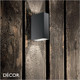 11A1 Ideal Lux - Tetris 2 - Anthracite Modern Designer Cubic Outdoor Wall Light - Stunning Minimalist Style for any Contemporary Space
