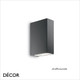 11A1 Ideal Lux - Tetris 2 - Anthracite Modern Designer Cubic Outdoor Wall Light - Stunning Minimalist Style for any Contemporary Space