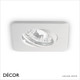 Ideal Lux - Lounge - White Modern Designer Directional Recessed Ceiling Downlight/Spotlight - Minimalist Design For Any Contemporary Interior Space Ideal Lux - Lounge - White Modern Designer Directional Recessed Ceiling Downlight/Spotlight - Minimalist Design For Any Contemporary Interior Space