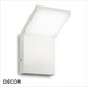 Ideal Lux - Style - White & Opal White Modern Designer Outdoor LED Wall Light - Minimalist Italian Design for the Garden & Outdoor Area of your Hotel, Bar, Bistro & Café.