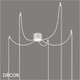 Ideal Lux - Cable Support 30mm - Black Modern Designer Ceiling Fitting for Pendant Lights - Ideal for Hanging a Single or Multiple Lights in any Arrangement & Position Ideal Lux - Cable Support 30mm - Black Modern Designer Ceiling Fitting for Pendant Lights - Ideal for Hanging a Single or Multiple Lights in any Arrangement & Position