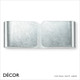 Ideal Lux - Clip, 2 Sizes - Unusual Silver Leaf Modern Designer Wall Light - Chic Italian Design - Ideal for a Dining Room, Reception Room, Bedroom, Stairwell, Hallway, Hotel, Restaurant, Bistro & Café Ideal Lux - Clip, 2 Sizes - Unusual Silver Leaf Modern Designer Wall Light - Chic Italian Design - Ideal for a Dining Room, Reception Room, Bedroom, Stairwell, Hallway, Hotel, Restaurant, Bistro & Café