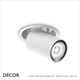 1A1 Ideal Lux - Nova, 2 Sizes - White Modern Designer Directional Recessed Ceiling Downlight/Spotlight, 3000K Warm White Light - Minimalist Italian Design For Any Contemporary Space